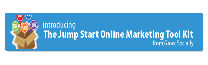 The Jump Start Online Marketing Toolkit from GrowSocially